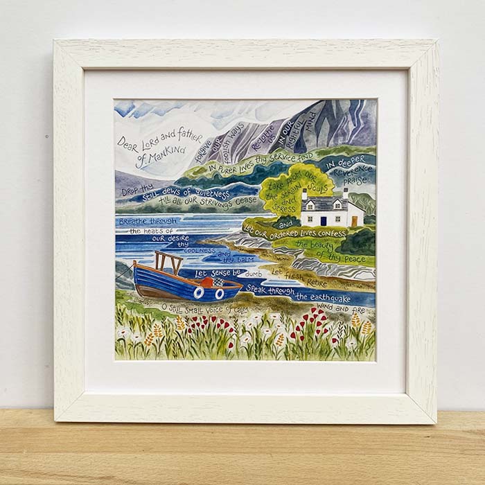 Hannah Dunnett Small Voice of Calm framed print