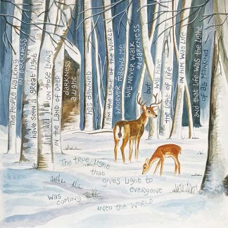 Hannah Dunnett True Light square Christmas card updated