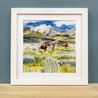 Hannah Dunnett Freedom square framed print