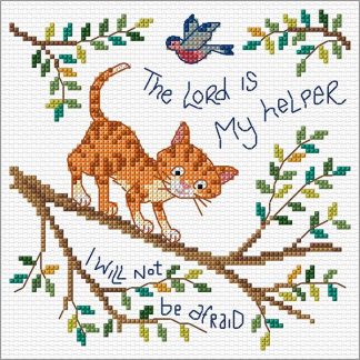 Hannah Dunnett The Lord is My Helper Cross Stitch Kit